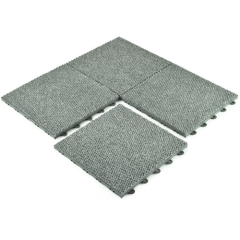 Carpet tiles install on hydronic heating thumbnail