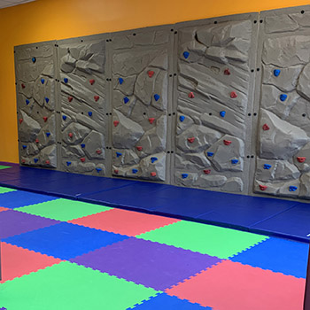 climbing wall flooring