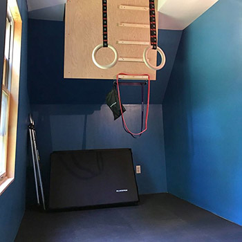 crash pad for home climbing wall