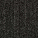 Rule Breaker Commercial Carpet Tiles charcoal stripe swatch.