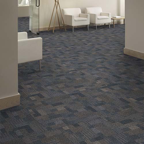 Cityscope Commercial Carpet Tile 24x24 Inch Carton of 24 River Landing Install Quarter Turn