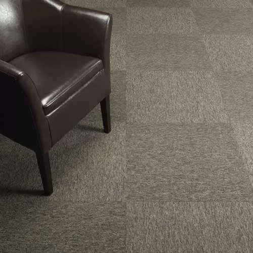 Fast Break Commercial Grade Carpet Squares on Concrete