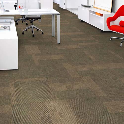 Design Medley II Commercial Carpet Tile 24x24 Inch Carton of 18 Mixture Install Multidirectional