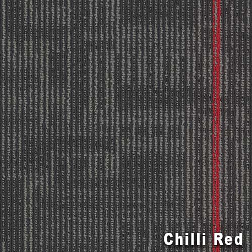 Echo Commercial Carpet Tiles 24x24 Inch Carton of 18 Chilie Red Full