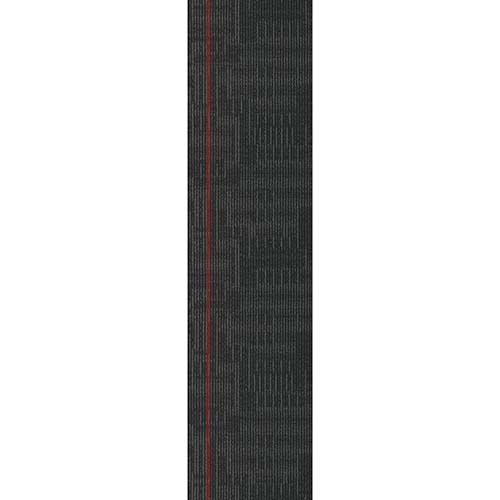 Echo Commercial Carpet Planks 12x48 Inch Carton of 14 Chili Red Full