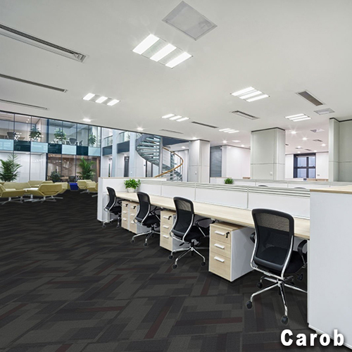 Magnify Commercial Carpet Tiles 24x24 inch Carton of 18 Office Space Carob