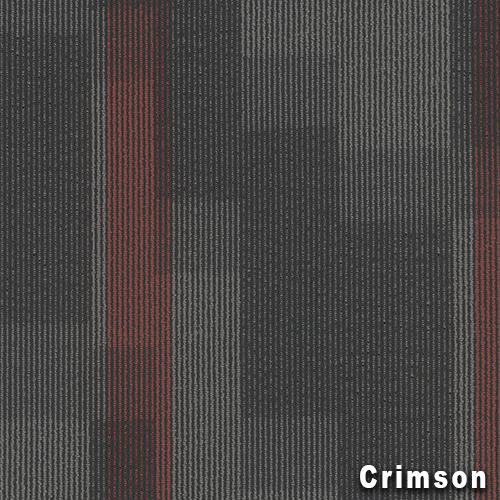 Magnify Commercial Carpet Tiles 24x24 inch Carton of 18 Crimson full