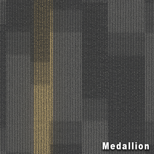 Magnify Commercial Carpet Tiles 24x24 inch Carton of 18 Medallion full