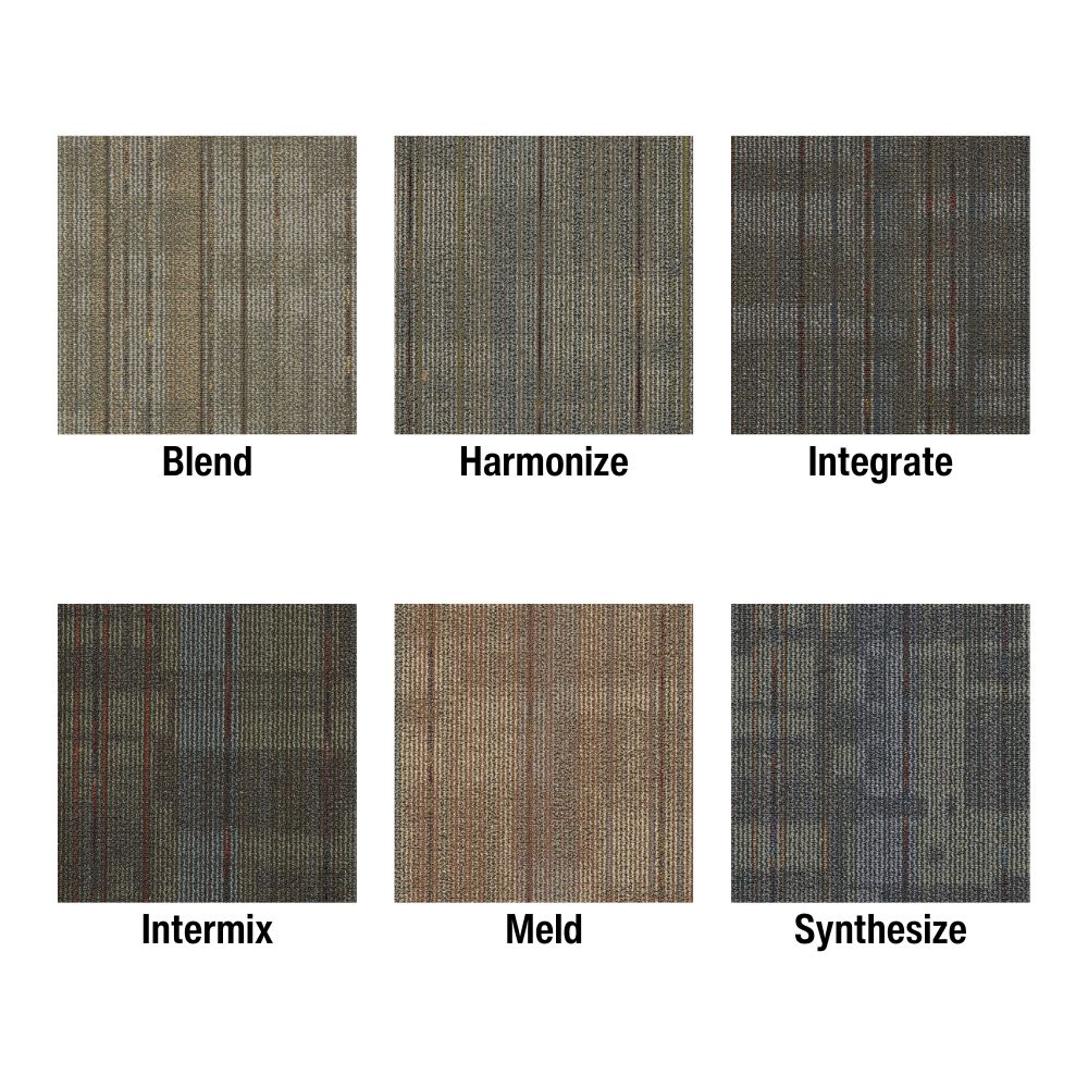Out of Bounds Commercial Carpet Tile .25 Inch x 2x2 Ft. 13 per Carton all colors