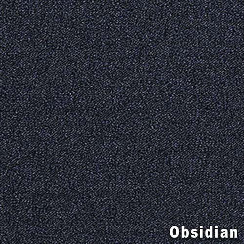 Scholarship II Commercial Carpet Tiles 24x24 Inch Carton of 18 Osbidian Full