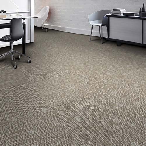 Surface Stitch Commercial Carpet Tiles 24x24 Inch Carton of 24 Grenade Install Quarter Turn