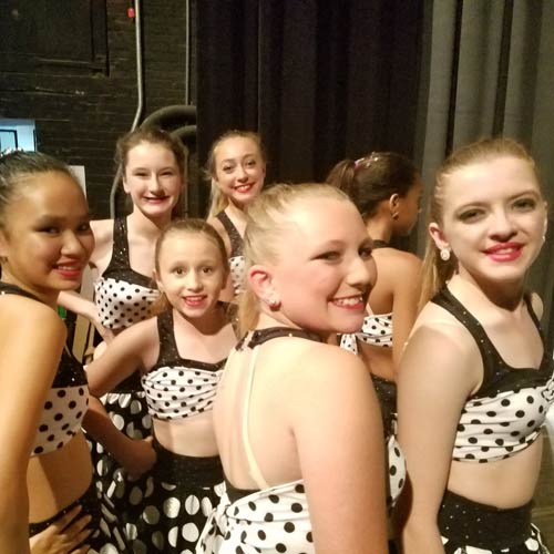 Dream Makers Dance 2017 polka dot