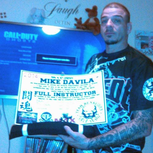 Michael Davila Instructor Certificate
