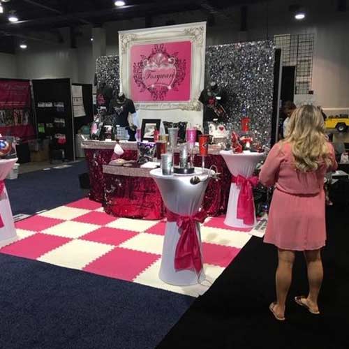 gift ideas for females - pink and white floor mats