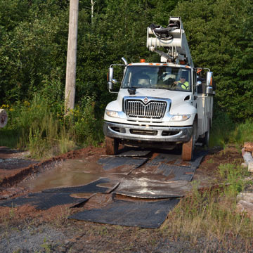 access mats bucket truck