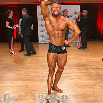 2018 Fitness Trainer of the Year Adam Cayce Competitive bodybuilder