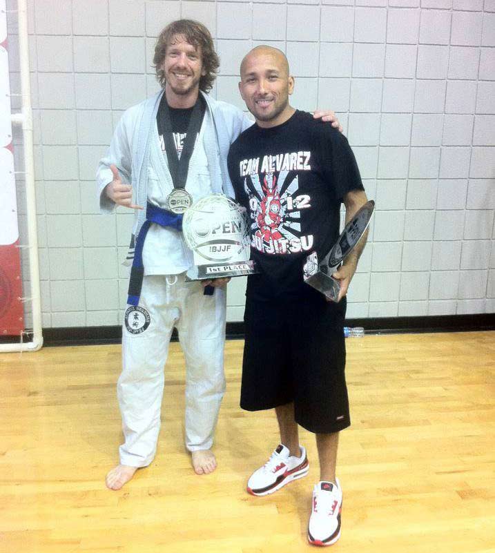 Bo Montier with instructor Danny Alvarez