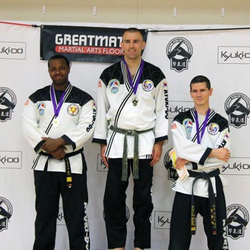 Chris Panteleo on Kyuki-Do Medal Stand