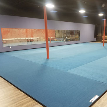 Carpet Martial Arts Mats at AKF Family Martial Arts of Cartersville 