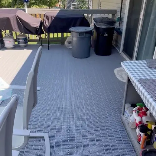 DIY deck tiles