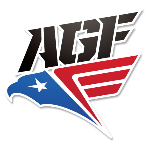 American grappling federation logo.