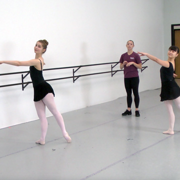 ballet floor for arabesque