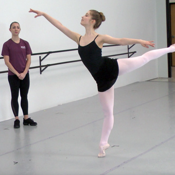 Dance Studio Flooring for Arabesque