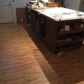 Wood Grain Foam Mats for Arts and Crafts Floor