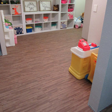 Foam Wood Grain Mats for Soft Flooring