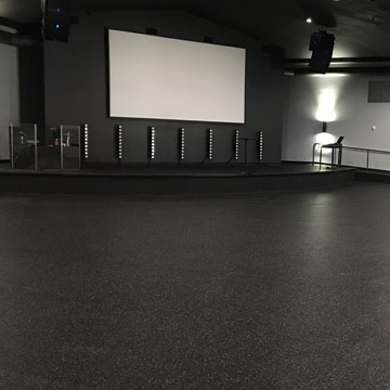 Church Auditorium Flooring