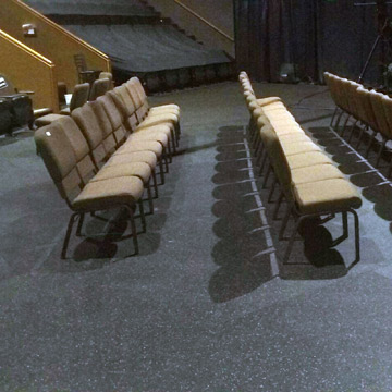 Quality Rubber Floors for Large Church