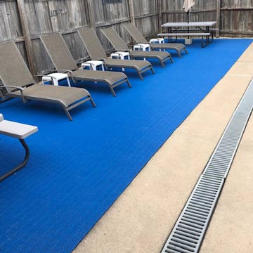Backyard Pool and Patio Decking