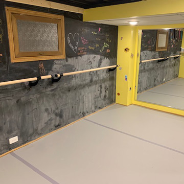 home ballet flooring