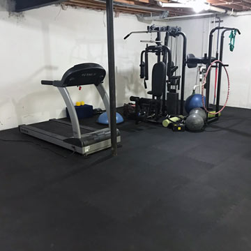 Rubber Floor Flooring Mats for Basement