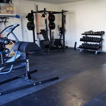 workout mats for garage