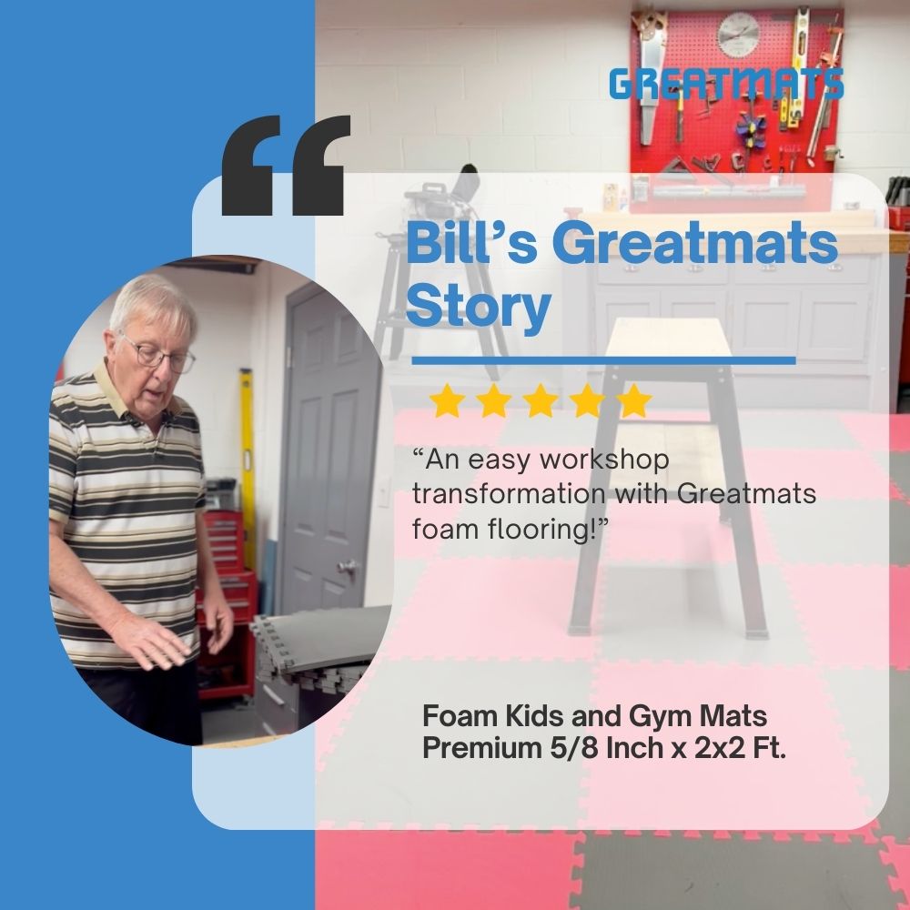 foam mats for over concrete ideas