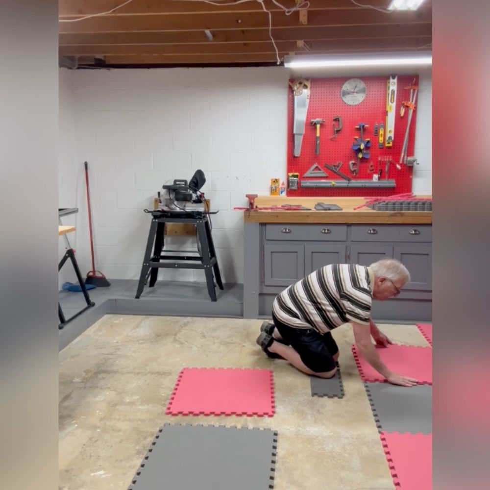 foam mats for basement workshop