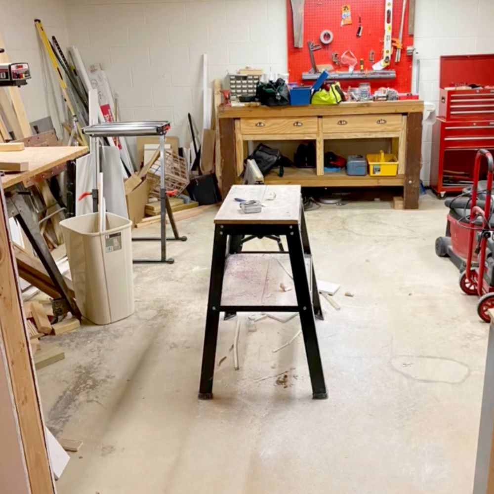 basement workshop ideas