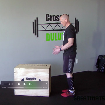 Rubber Gym Floor Tiles for Box Jumps