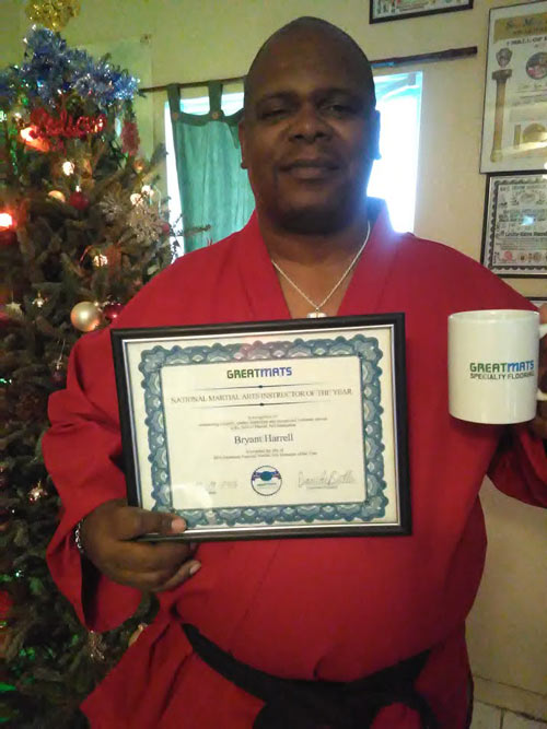 Bryant Harrell Greatmats National Martial Arts Instructor of the Year