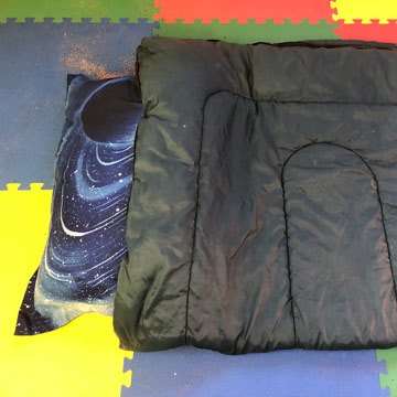 camping floor mats under sleeping bag