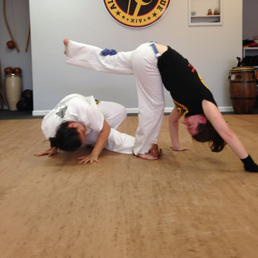 Allied Capoeira League training on Greatmats