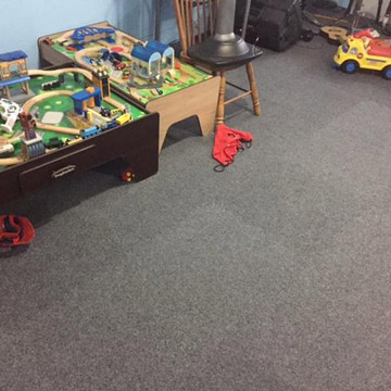 interlocking kids carpet tiles for garage play room