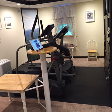 Floor Tiles Mats for under Treadmill on Carpet