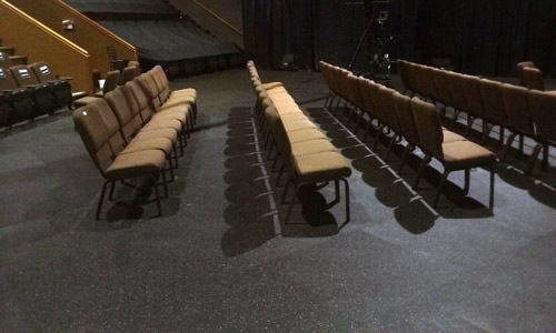 Auditorium Rolled Rubber Flooring