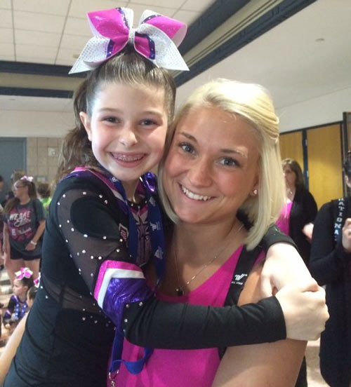 Danielle Estes Maine Stars Cheer Gym