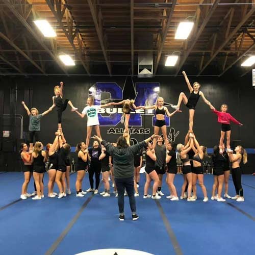 Cheerleading Coach Elicia Morigeau
