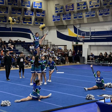 Cheer tumbling mats