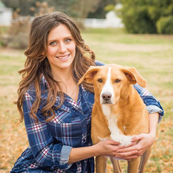 Chrissy Joy Greatmats Award finalist dog trainer