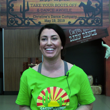 Christine Fink of Christine's Dance Company in Rice Lake Wisconsin